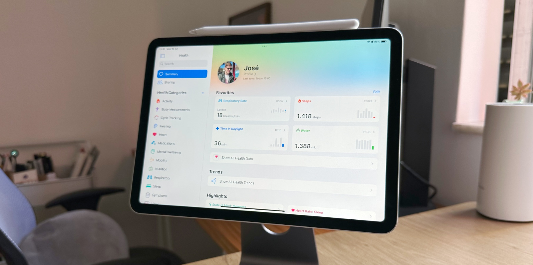 Hands-on with the all-new iPadOS 17 Health app