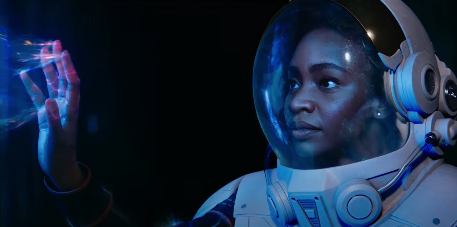 Monica Rambeau (Teyonah Parris) in The Marvels trailer 2.