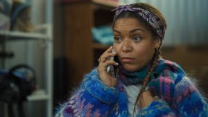 Antonia Thomas stars in comedy series “Still Up” debuting with the first three episodes on September 22, 2023 on Apple TV+.