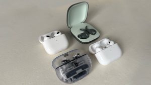 AirPods 3, Beats Fit Pro, Beats Studio Buds+, and AirPods Pro 2