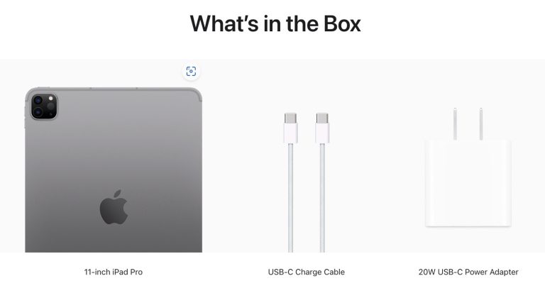 All iPad Pro models ship with regular, non-Thunderbolt USB-C cables.