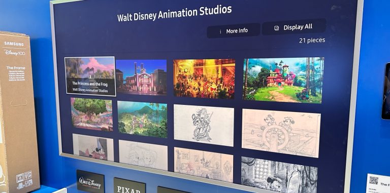 IFA 2023: First look at Samsung's Frame TV Disney100 Edition