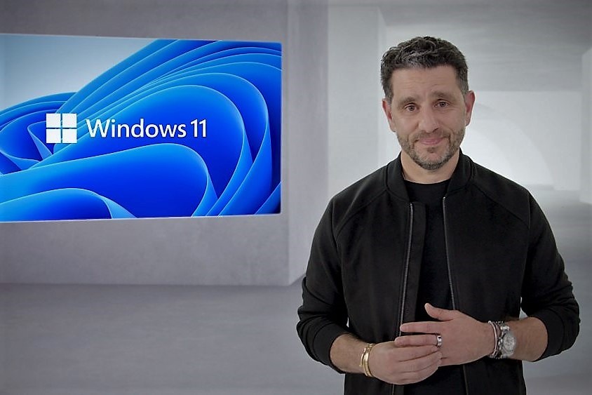 Panos Panay at a Windows 11 event