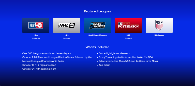 Max's new live sports package includes NBA, MLB, NHL games and shows