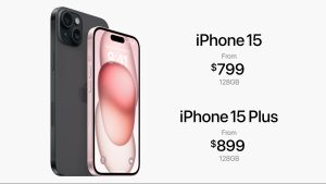 Apple's US prices for iPhone Apple's US prices for iPhone 15 and 15 Plus.15 and 15 Plus.