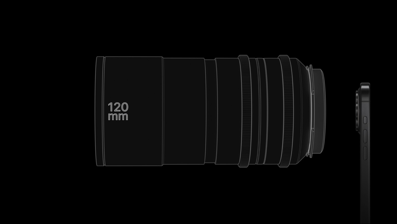 Apple put a 120mm zoom lens inside the iPhone 15 Pro Max with the help of a tetraprism camera.