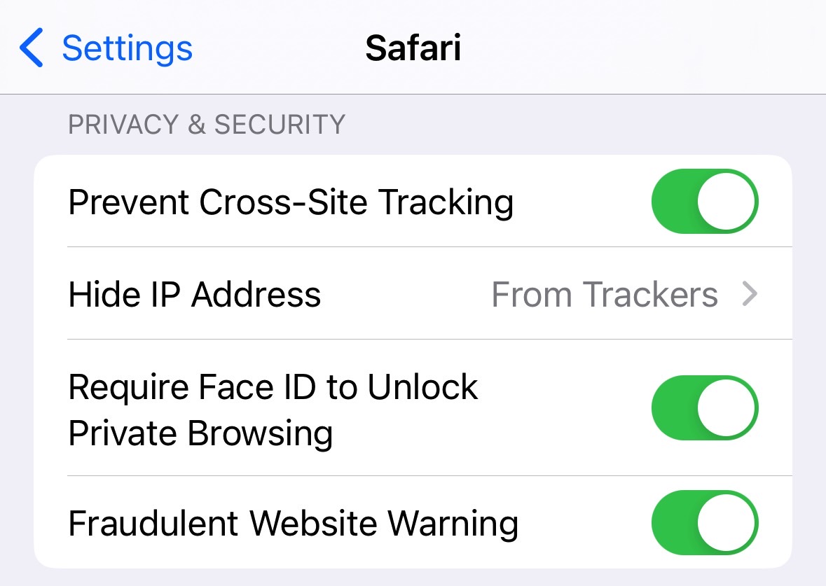 iOS 17 now lets you protect Safari private browsing with Face ID/password.