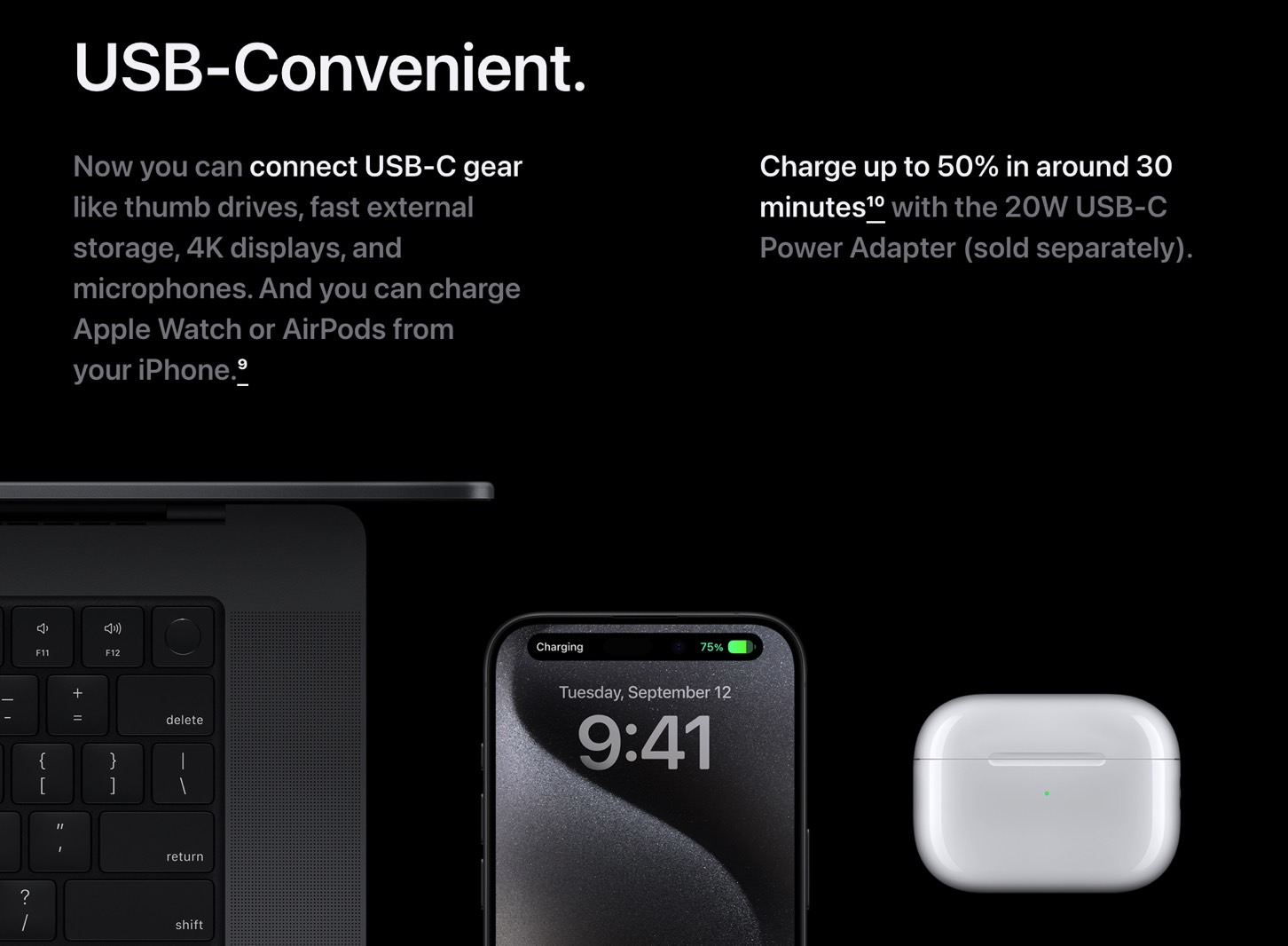 Iphone discount charge airpods