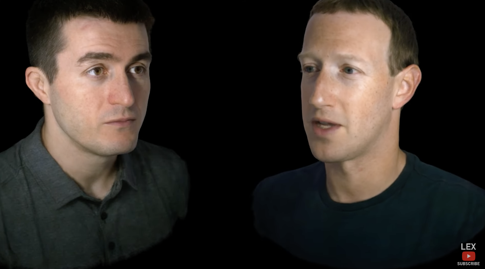 Zuckerberg and Lex Fridman just had the first photo realistic intervie