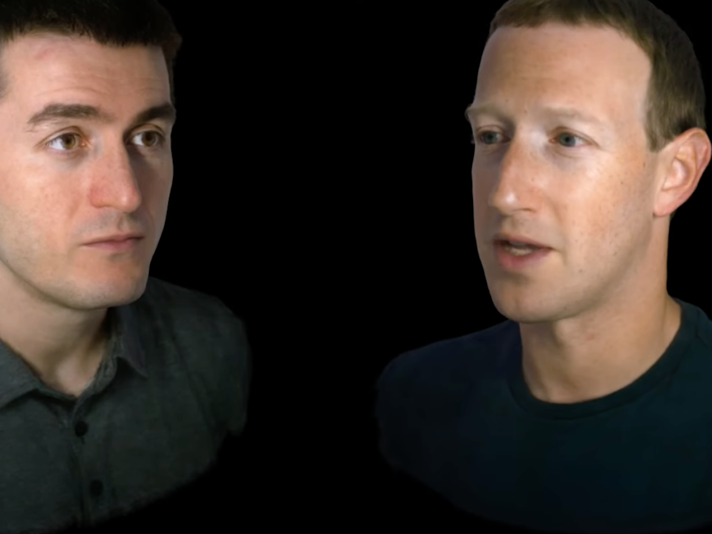Zuckerberg and Lex Fridman just had the first photo realistic intervie