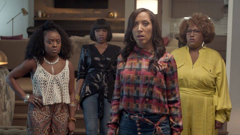 Quinta Brunson, Gabrielle Dennis, Robin Thede, and Ashley Nicole Black in A Black Lady Sketch Show.