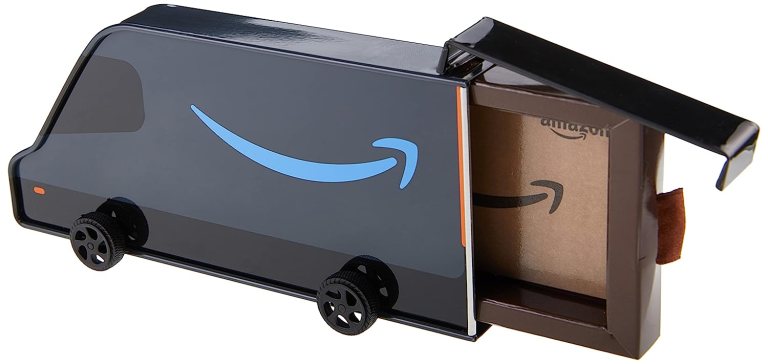 Amazon.Com Gift Card in a limited-edition Prime van