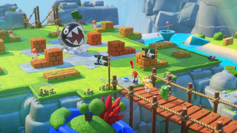 Mario + Rabbids Kingdom Battle on Nintendo Switch.