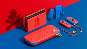 Nintendo Switch - Mario Edition console.