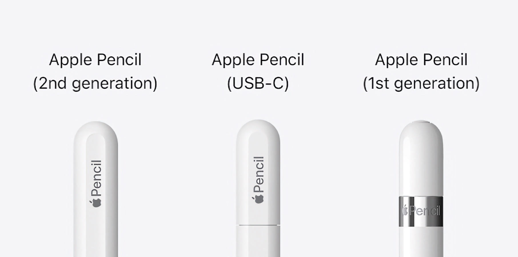 Apple Pencil comparison: 1st-gen, 2nd-gen, or USB-C - which is