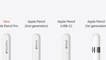 Apple Pencil comparison