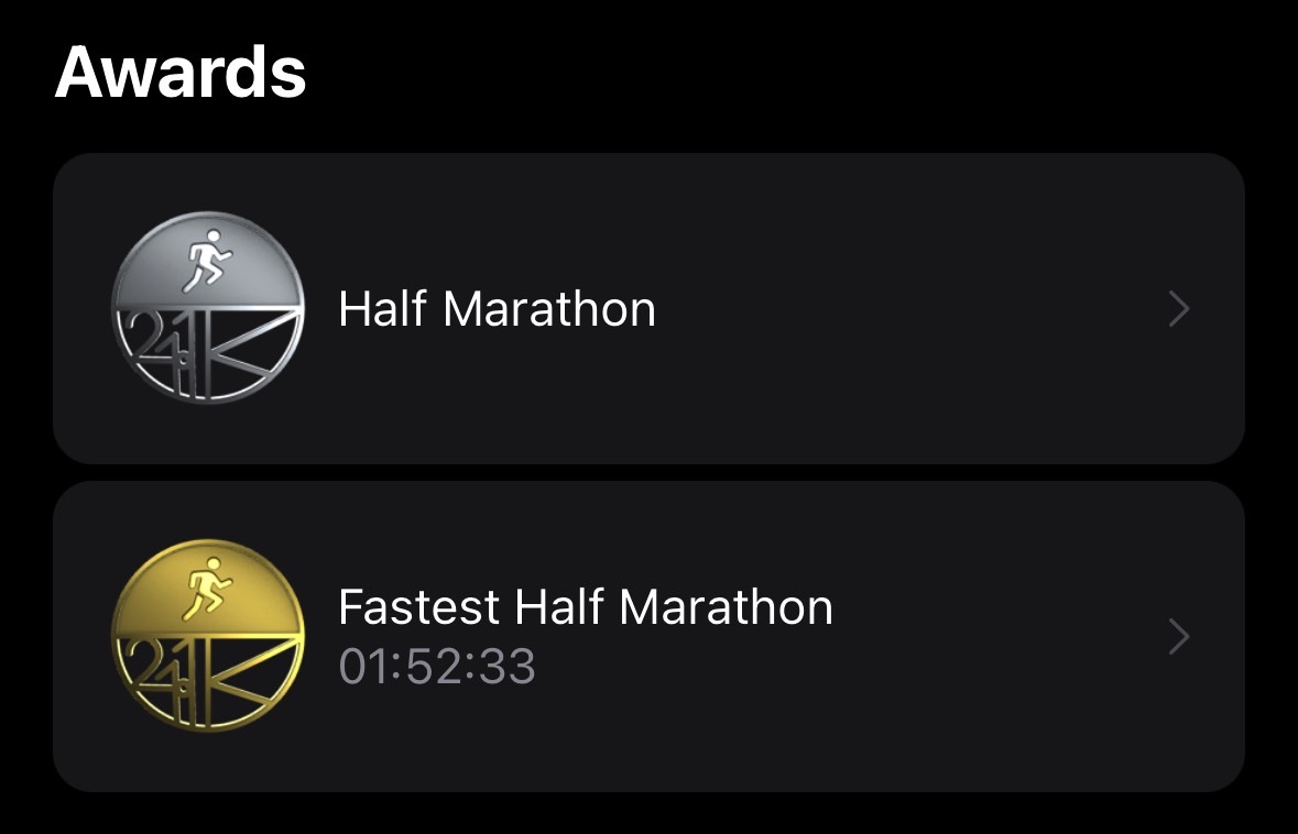 The iPhone's fitness app just gave me a fastest half-marathon award. Is the Apple Watch lying?