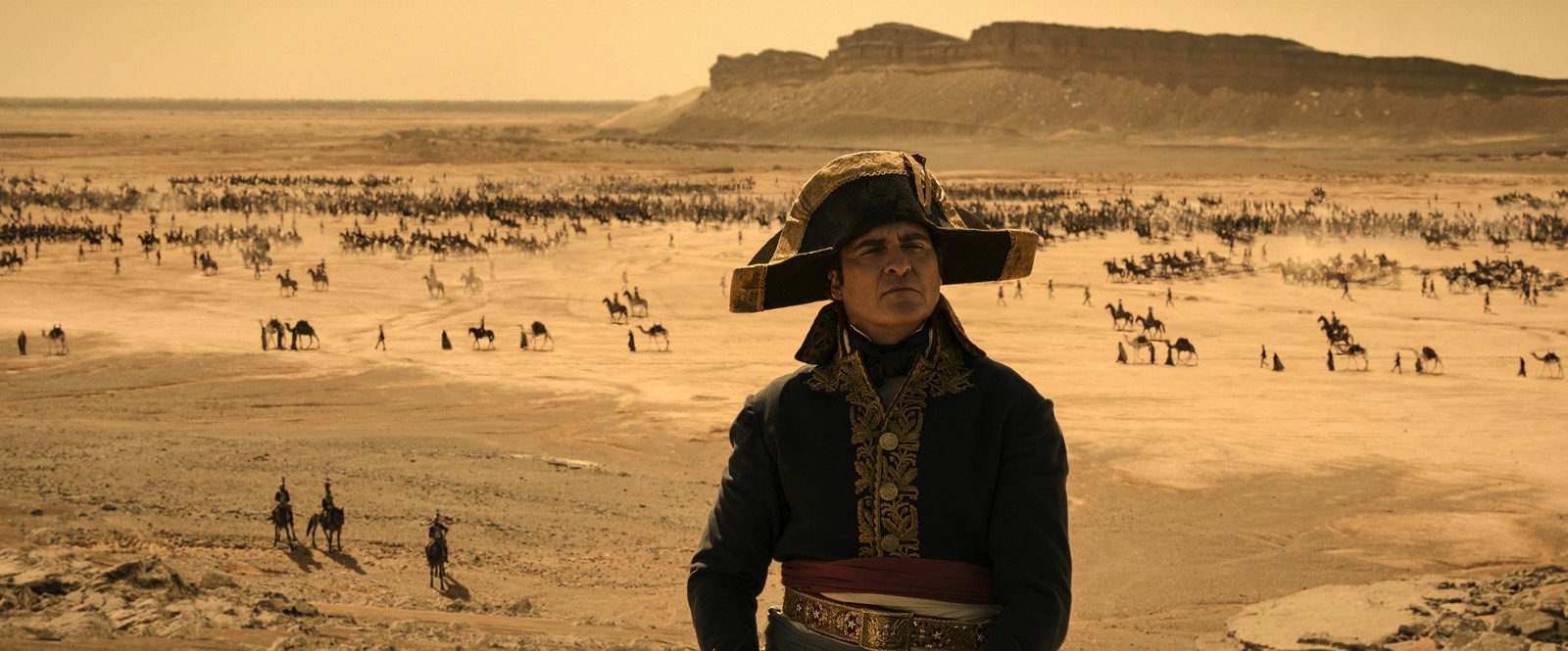 Napoleon (Joaquin Phoenix) in Ridley Scott's Napoleon Apple TV Plus original.