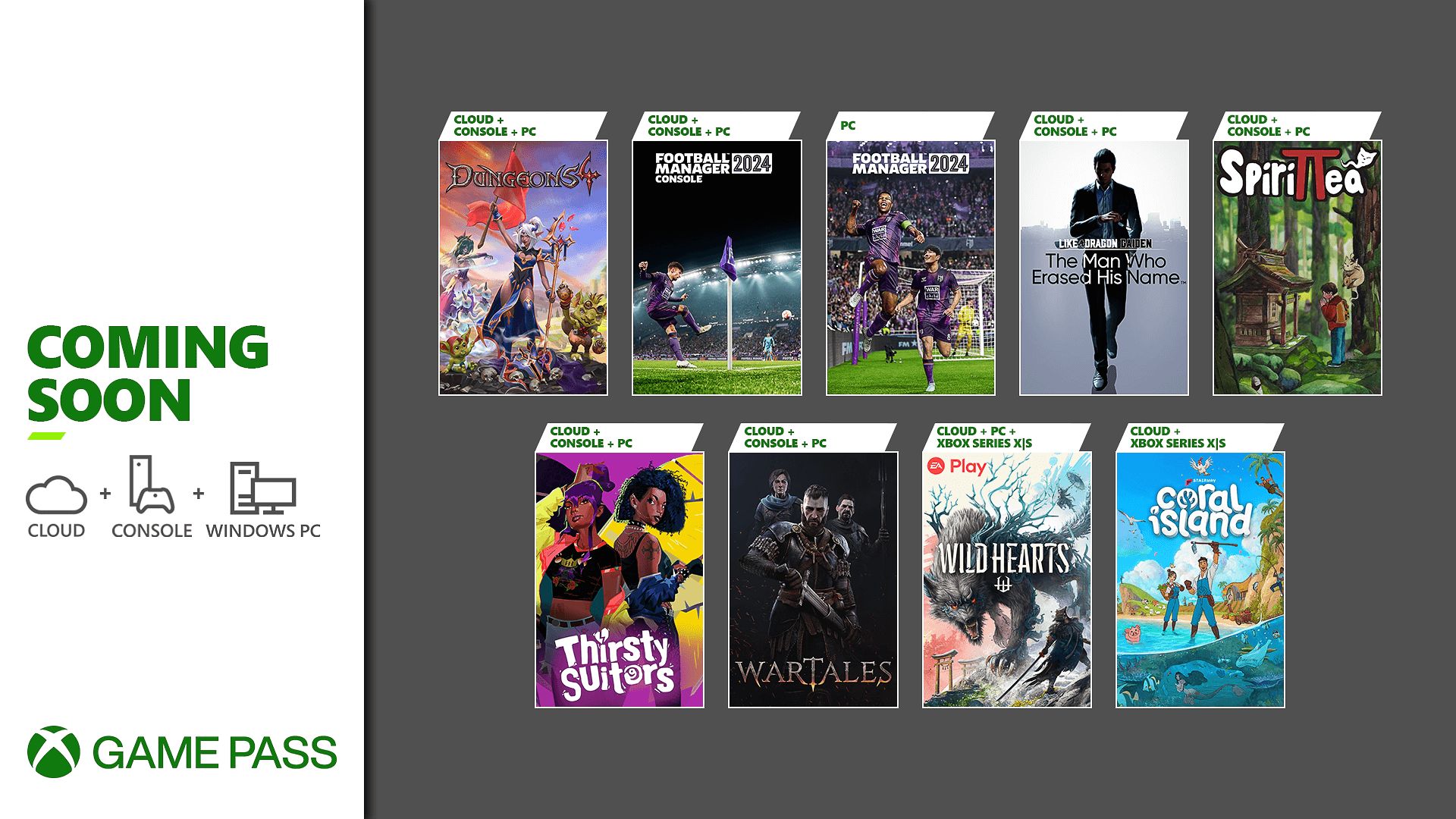 New games out on 2024 xbox