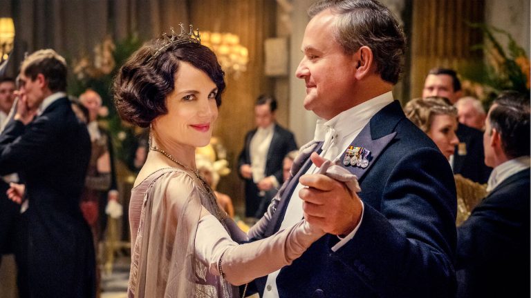 Elizabeth McGovern and Hugh Bonneville in Downton Abbey.