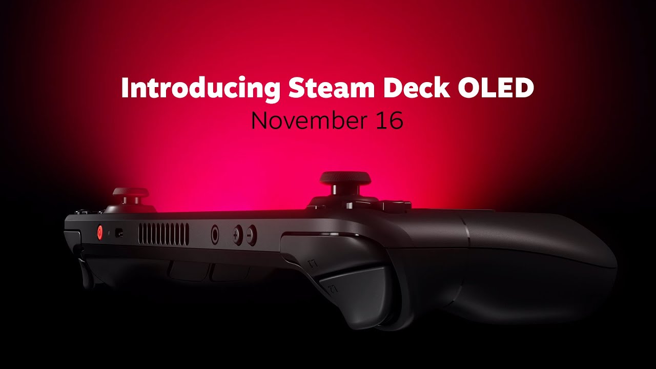 Steam Deck OLED launches on November 16 for $549