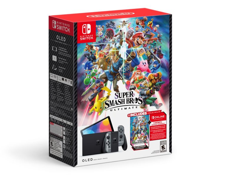 Nintendo Switch – OLED Model bundle with Smash.