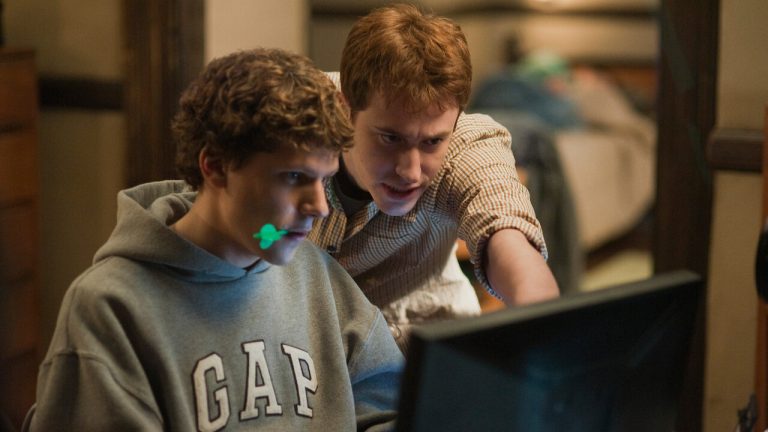 Jesse Eisenberg in The Social Network.