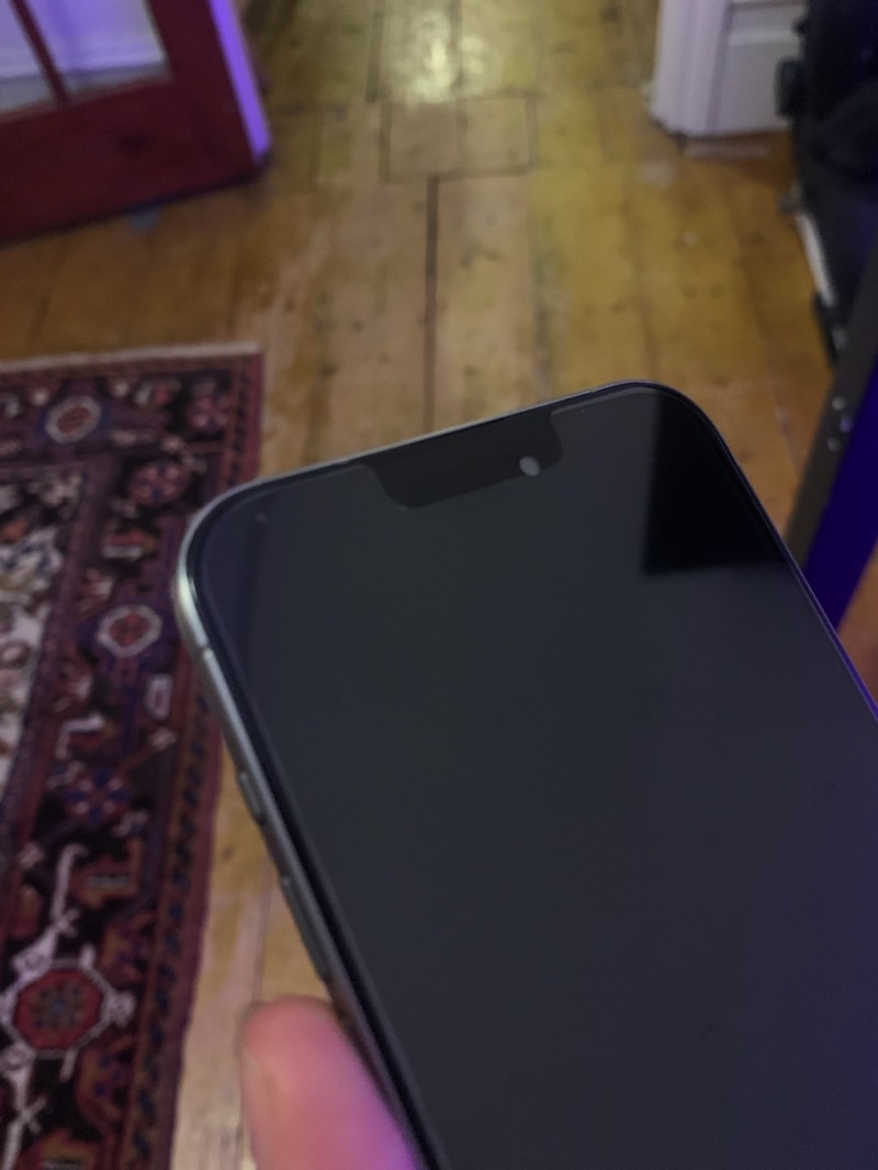 The iPhone doesn't come with a screen protector.