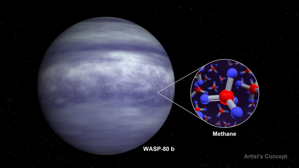 James Webb Detected Methane In An Exoplanet’s Atmosphere For The First Time