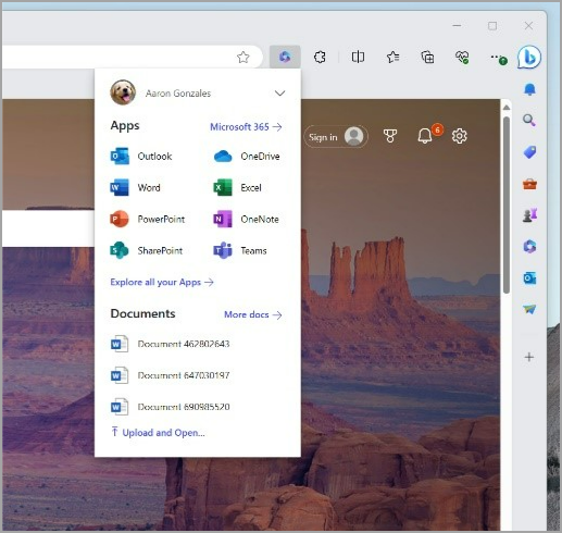 Microsoft 365 extension