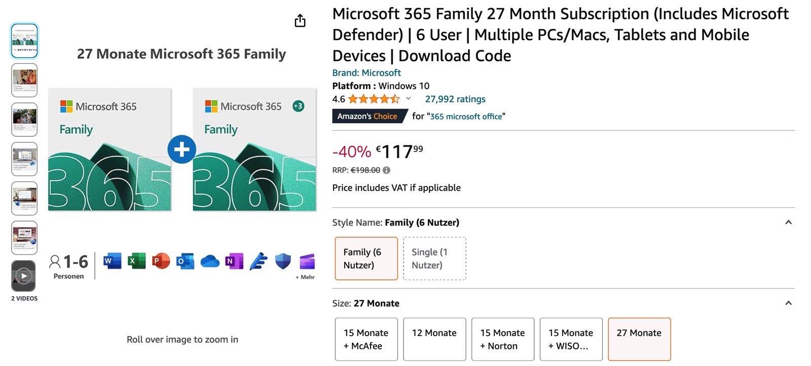 OFFERTA LAMPO: Microsoft 365 Family (6 persone) in sconto Prime