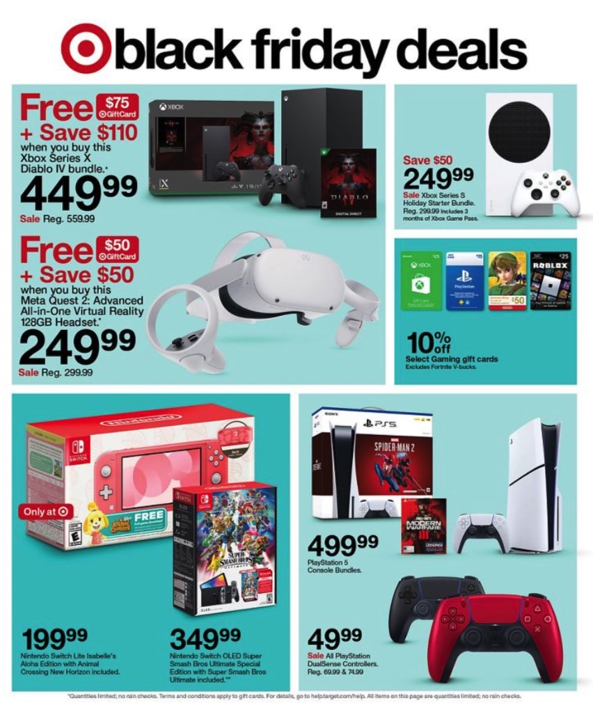 Target black friday xbox on sale games