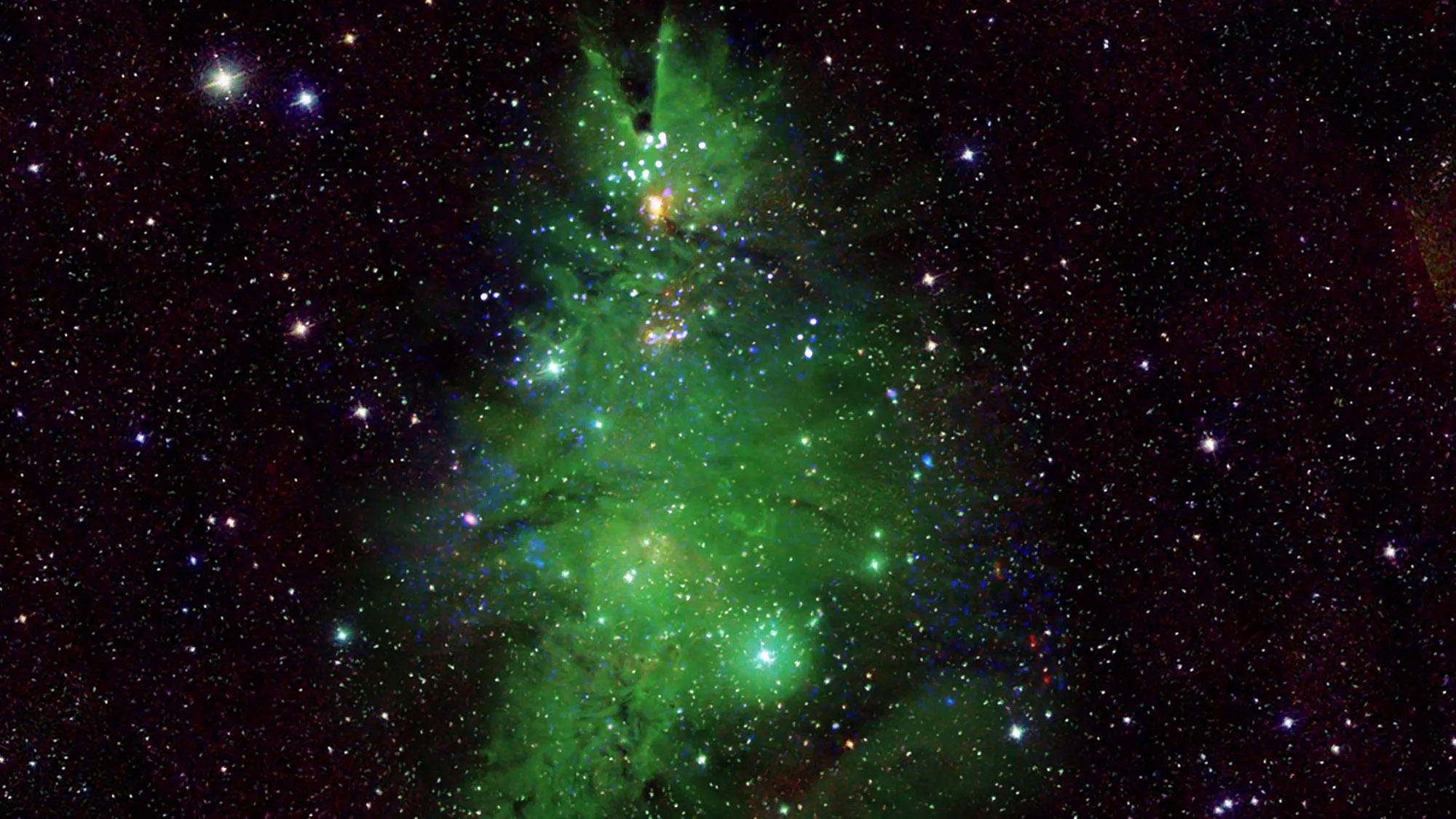 NASA telescope captures photo of ‘Christmas Tree Cluster’ just in time for the holidays