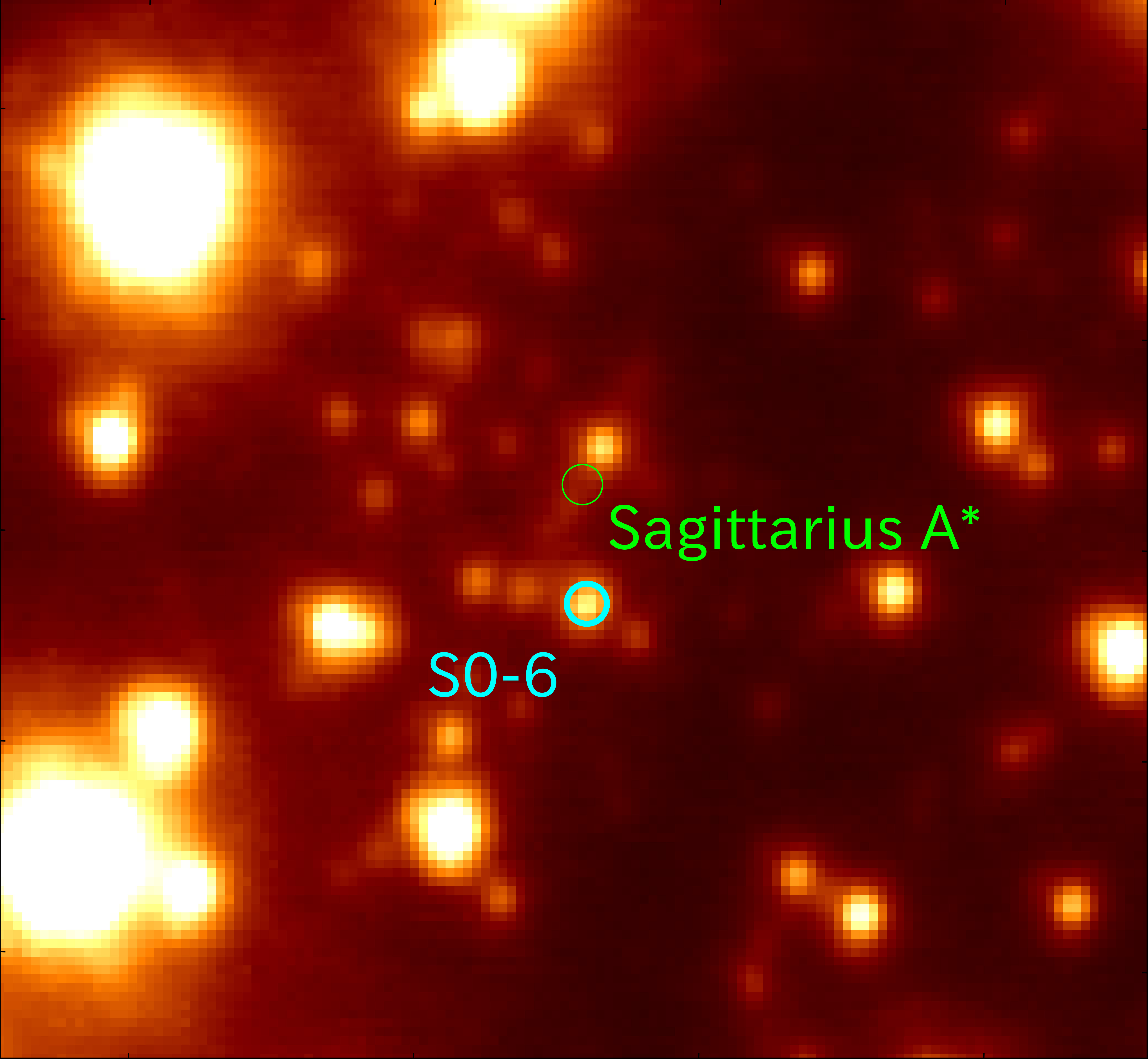 mystery star near milky way center