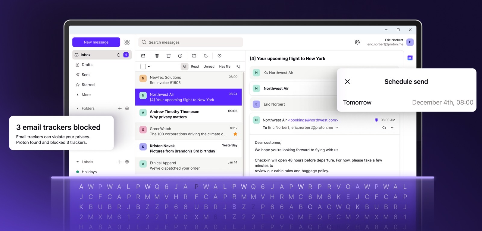 Proton Mail Desktop Apps Available In Beta To Visionary Plan Subscribers