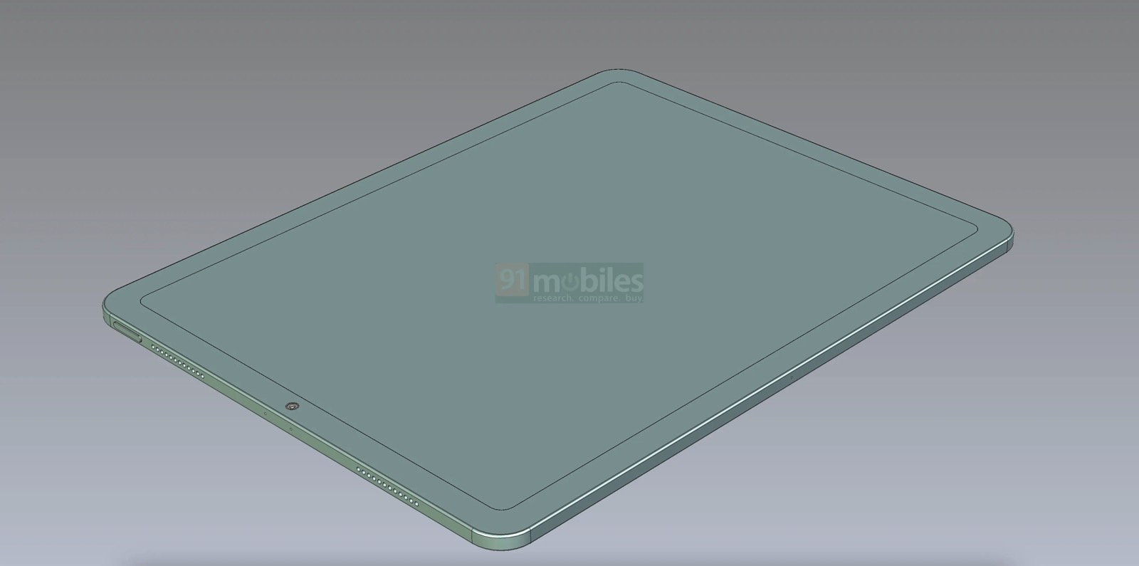 CAD designs showing the purported 12.9-inch iPad Air 6.
