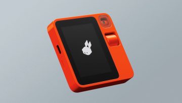 Rabbit r1 device announced at CES 2024.