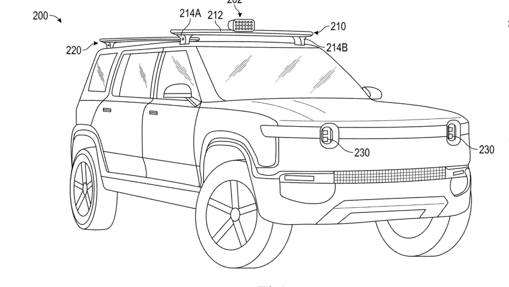 Rivian light patent