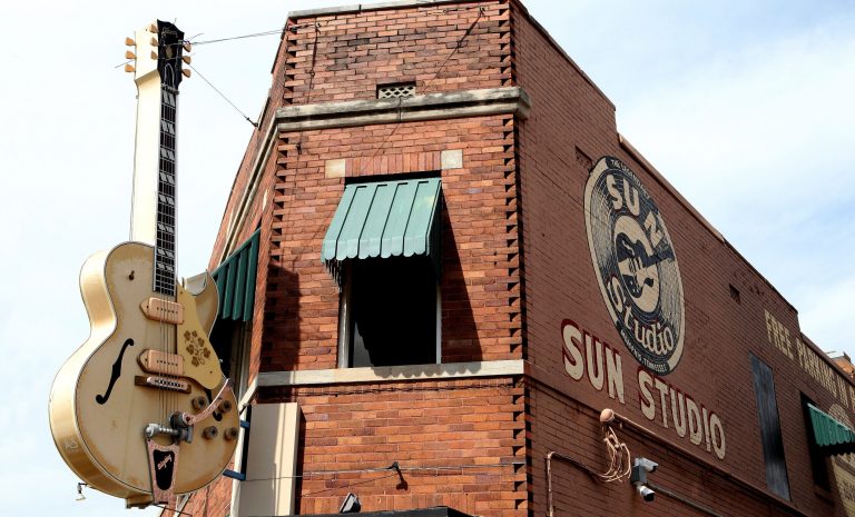 Sun Studio in Memphis, Tennessee.