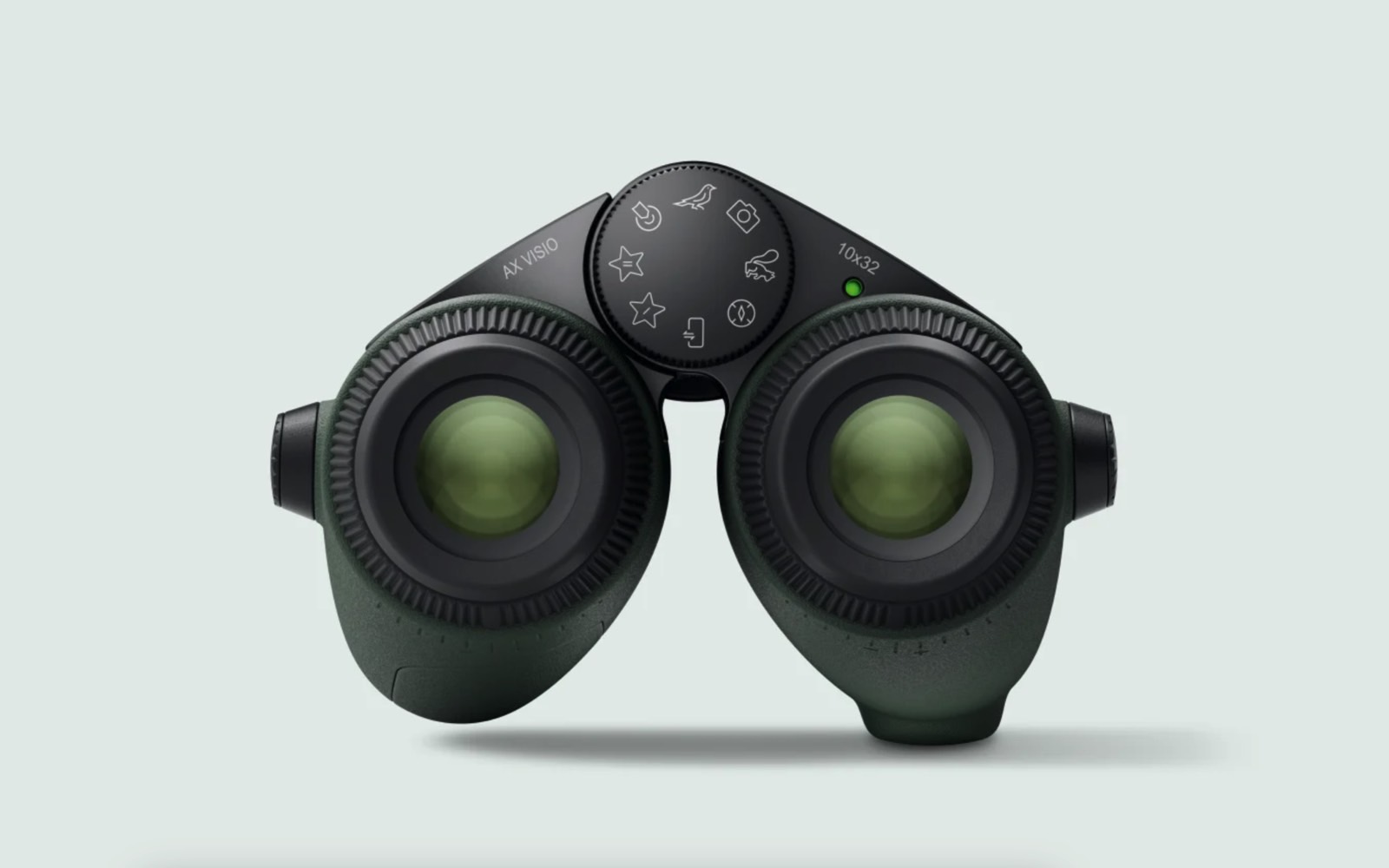 Swarovski Optik AX Vision AI binoculars - front view.