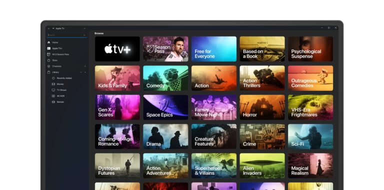 Apple TV app on Windows