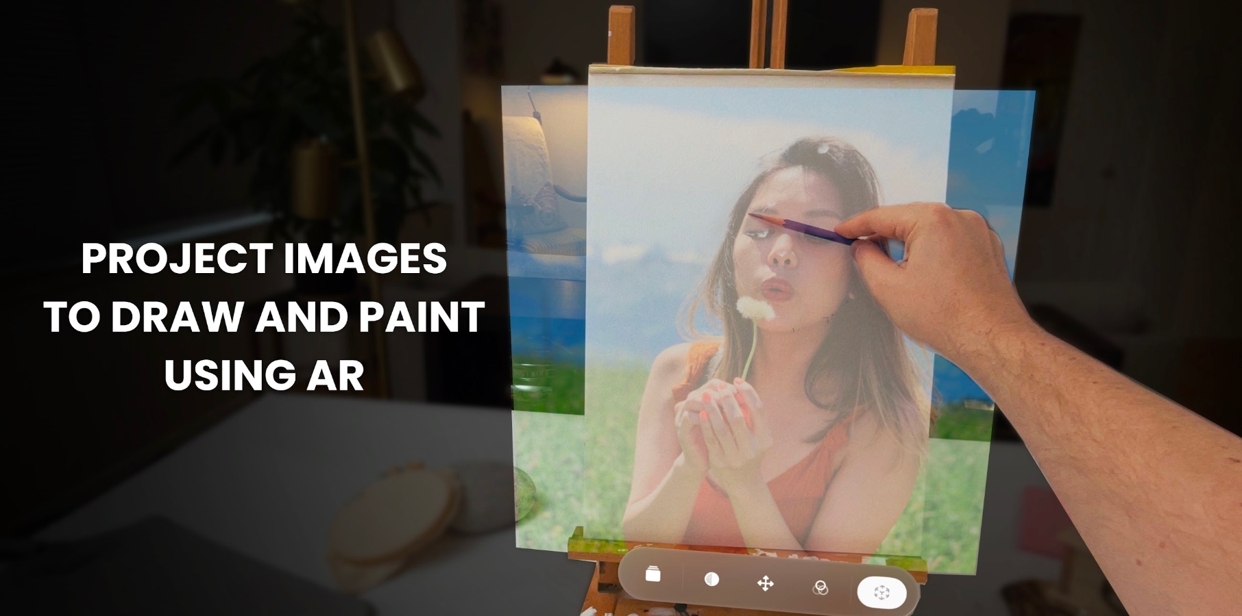 AR Artwork Projector app for Imaginative and prescient Professional helps you paint and create