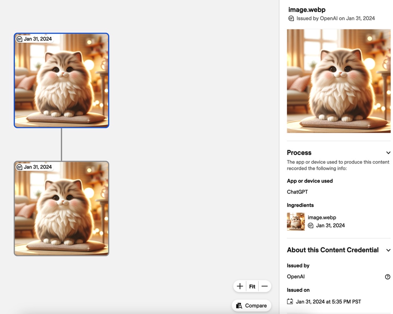 OpenAI will watermark and add metadata to ChatGPT and Dall-E AI images.