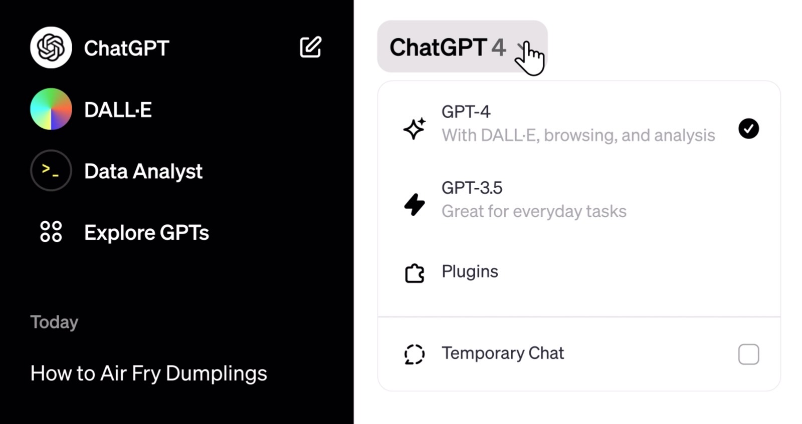 Look for Temporary Chats in the ChatGPT menu, if you want to prevent it from remembering things.
