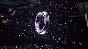 Galaxy Ring teaser from Samsung's Galaxy S24 Unpacked event.