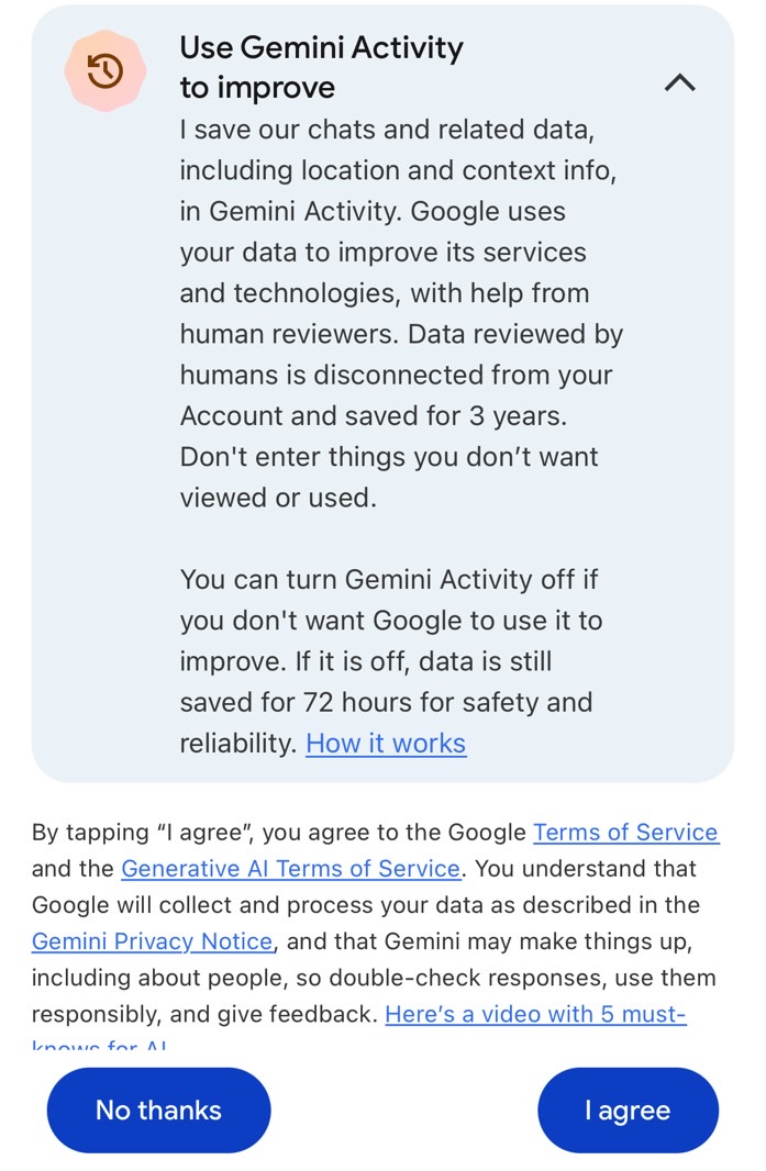 Google Gemini will collect all your data by default, but you can prevent it.