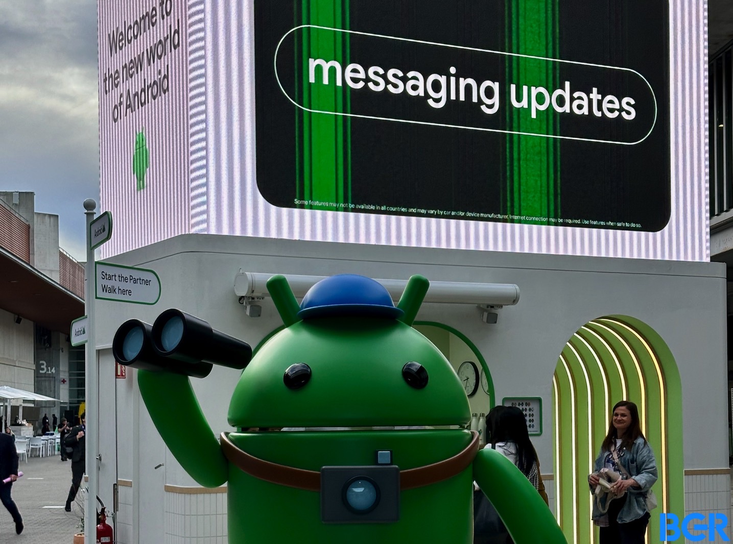 Google's Android Village booth at MWC 2024.