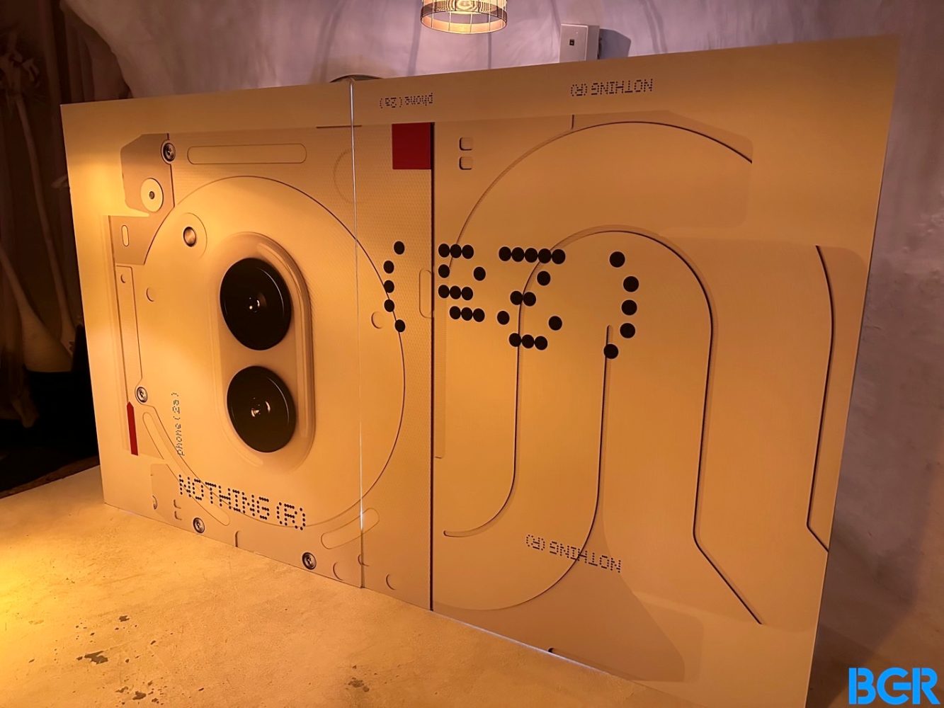 Here’s a first look at the Nothing Phone 2a‚ Glyphs and all