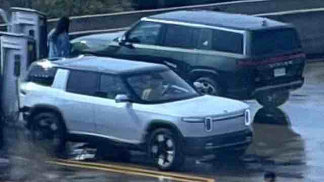 Rivian’s unreleased R2 electric SUV spotted in Los Angeles