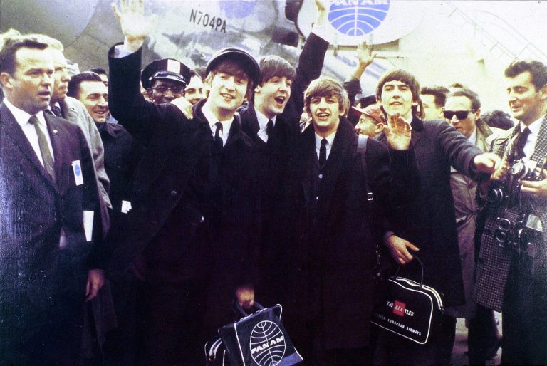 The Beatles at JFK Airport